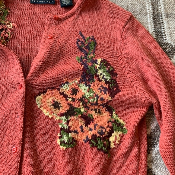 Anthropologie Cardigan sz Small - Picture 3 of 4